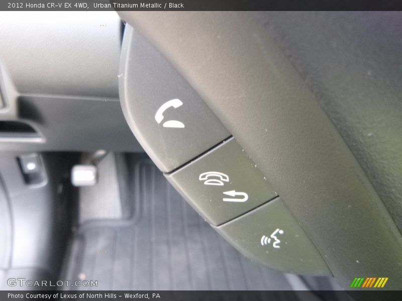 Urban Titanium Metallic / Black 2012 Honda CR-V EX 4WD