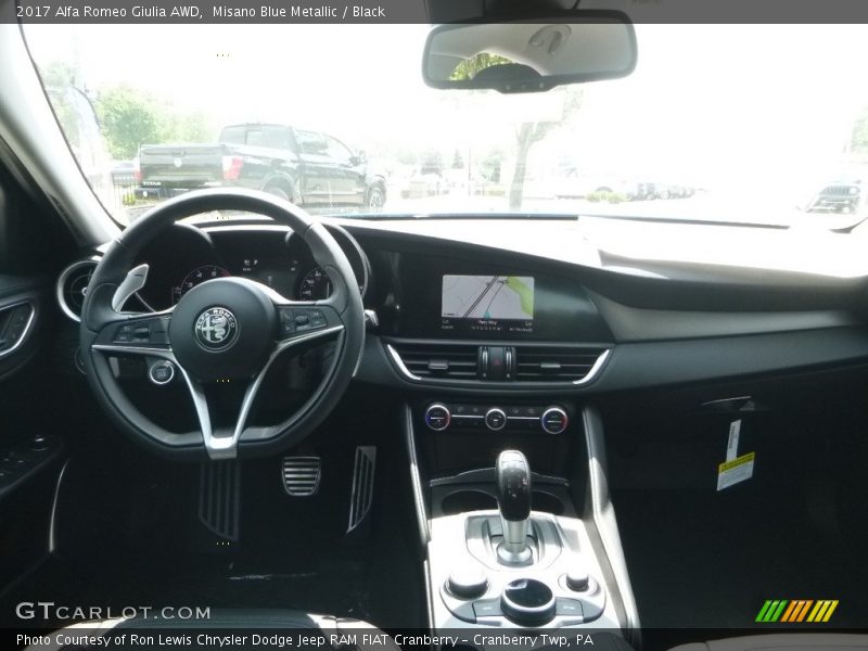 Dashboard of 2017 Giulia AWD