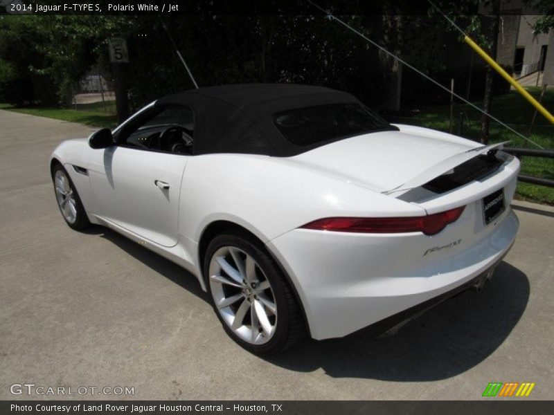 Polaris White / Jet 2014 Jaguar F-TYPE S