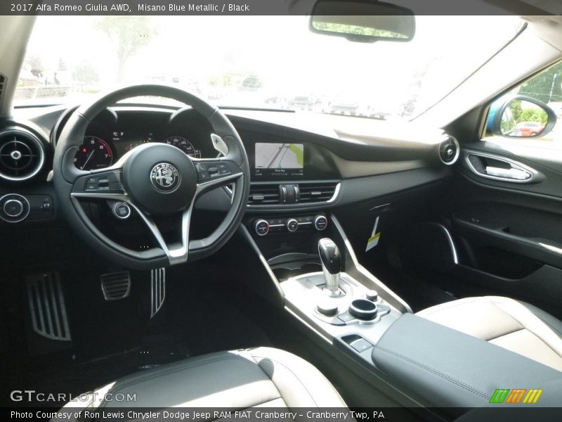 Dashboard of 2017 Giulia AWD