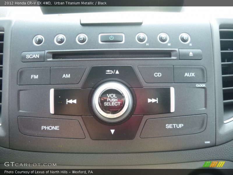 Urban Titanium Metallic / Black 2012 Honda CR-V EX 4WD
