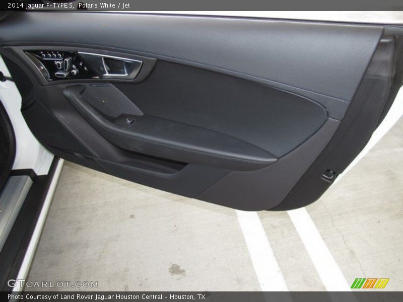 Polaris White / Jet 2014 Jaguar F-TYPE S