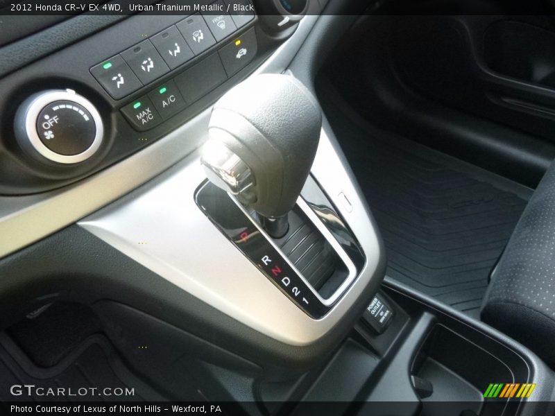 Urban Titanium Metallic / Black 2012 Honda CR-V EX 4WD