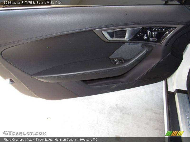 Polaris White / Jet 2014 Jaguar F-TYPE S