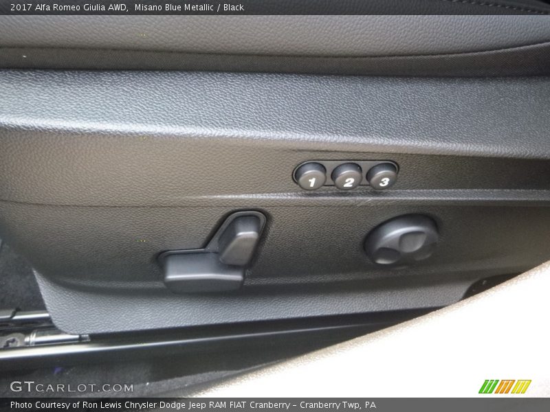 Controls of 2017 Giulia AWD