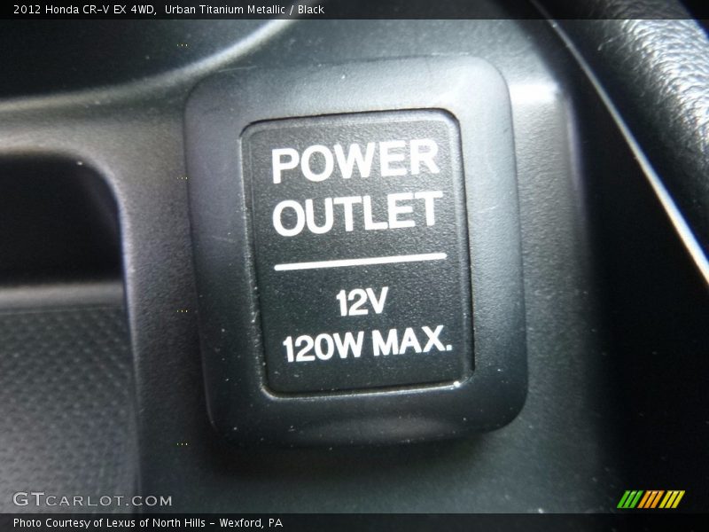 Urban Titanium Metallic / Black 2012 Honda CR-V EX 4WD