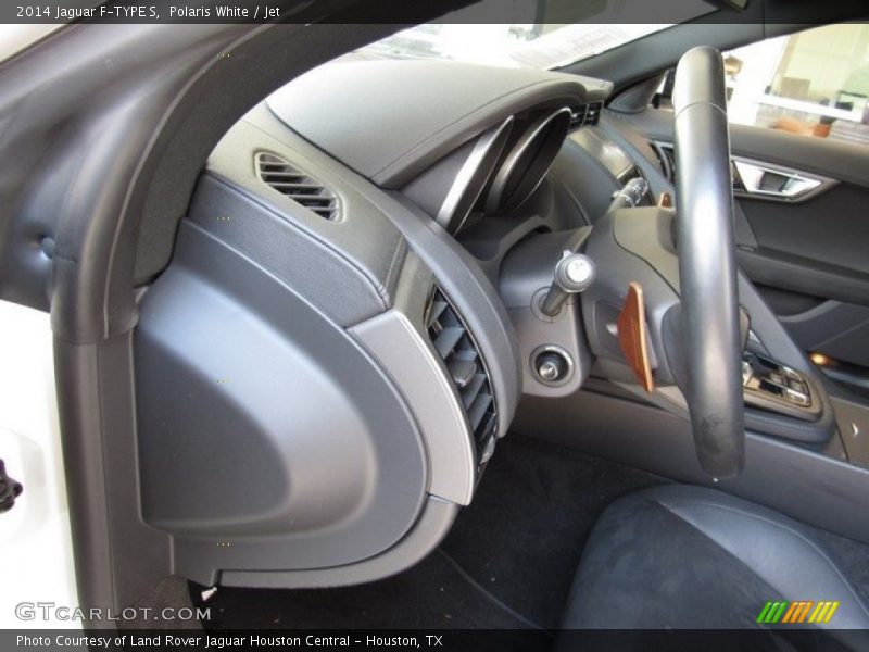 Polaris White / Jet 2014 Jaguar F-TYPE S