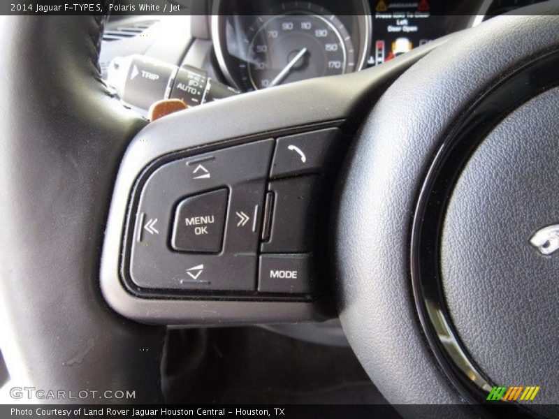 Polaris White / Jet 2014 Jaguar F-TYPE S