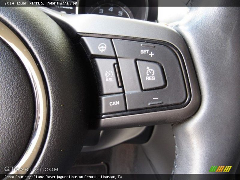 Polaris White / Jet 2014 Jaguar F-TYPE S