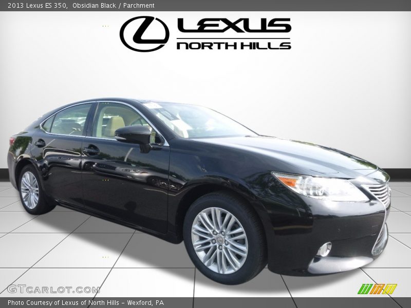 Obsidian Black / Parchment 2013 Lexus ES 350