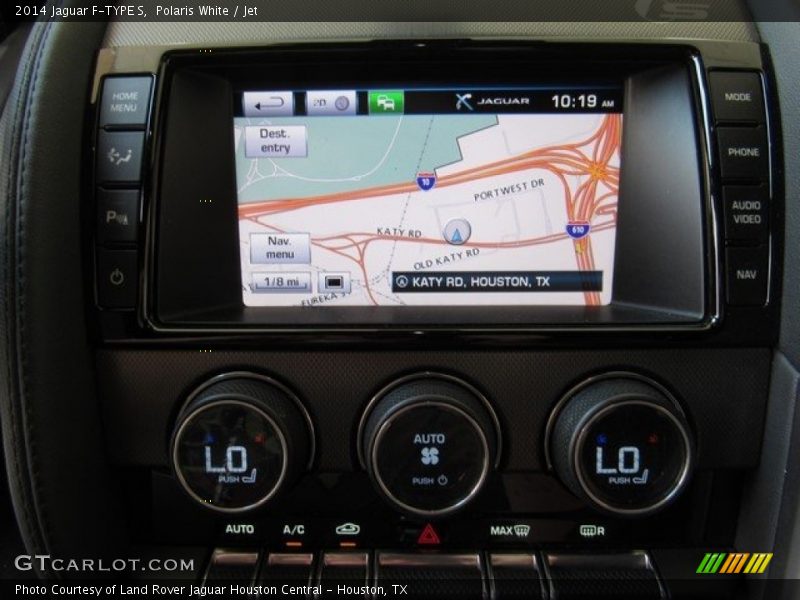 Polaris White / Jet 2014 Jaguar F-TYPE S