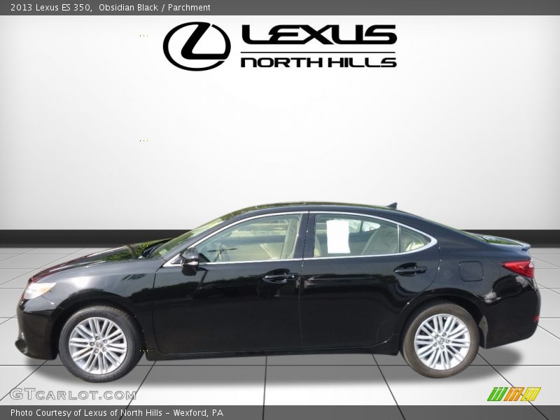 Obsidian Black / Parchment 2013 Lexus ES 350