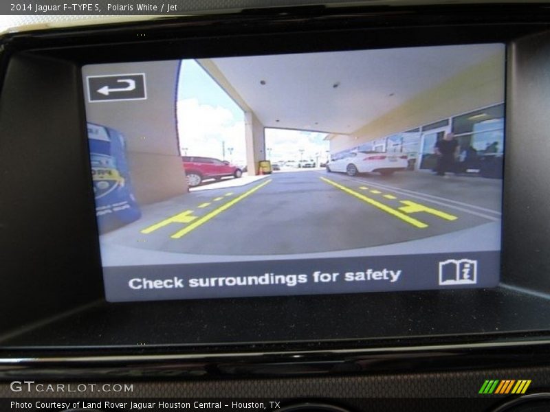 Polaris White / Jet 2014 Jaguar F-TYPE S