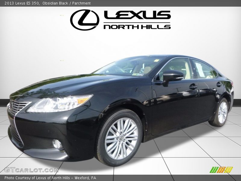 Obsidian Black / Parchment 2013 Lexus ES 350