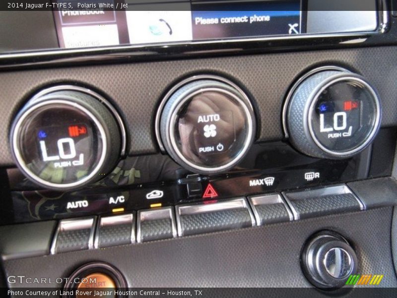 Polaris White / Jet 2014 Jaguar F-TYPE S
