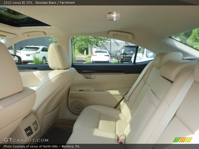 Obsidian Black / Parchment 2013 Lexus ES 350