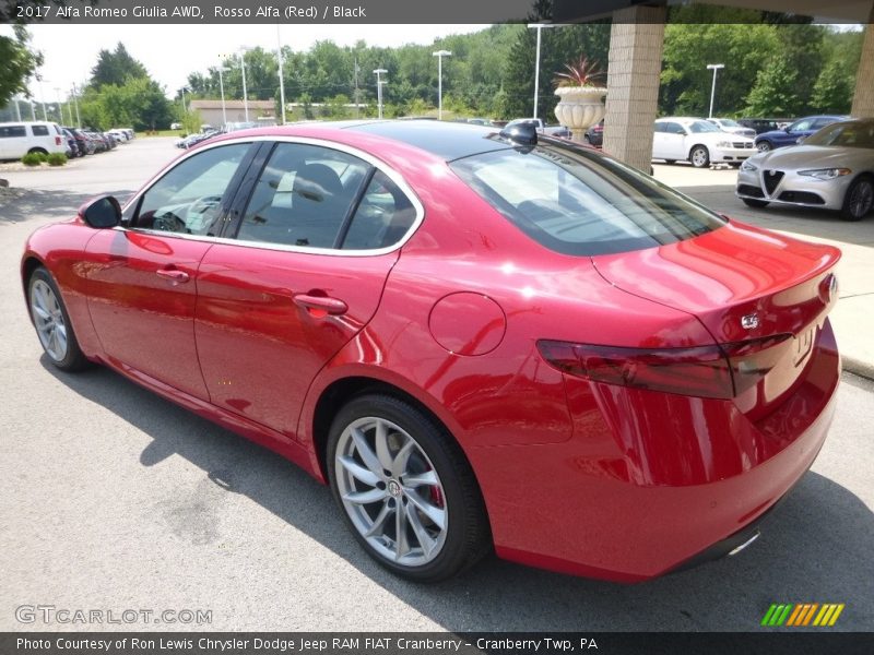Rosso Alfa (Red) / Black 2017 Alfa Romeo Giulia AWD
