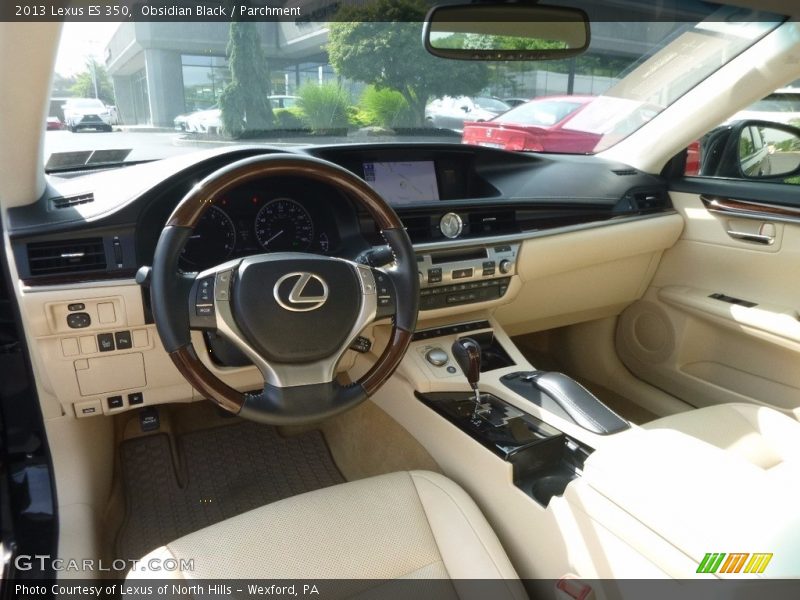 Obsidian Black / Parchment 2013 Lexus ES 350
