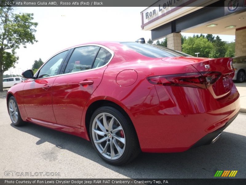 Rosso Alfa (Red) / Black 2017 Alfa Romeo Giulia AWD