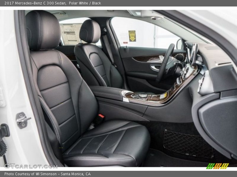 Polar White / Black 2017 Mercedes-Benz C 300 Sedan