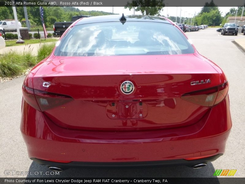 Rosso Alfa (Red) / Black 2017 Alfa Romeo Giulia AWD