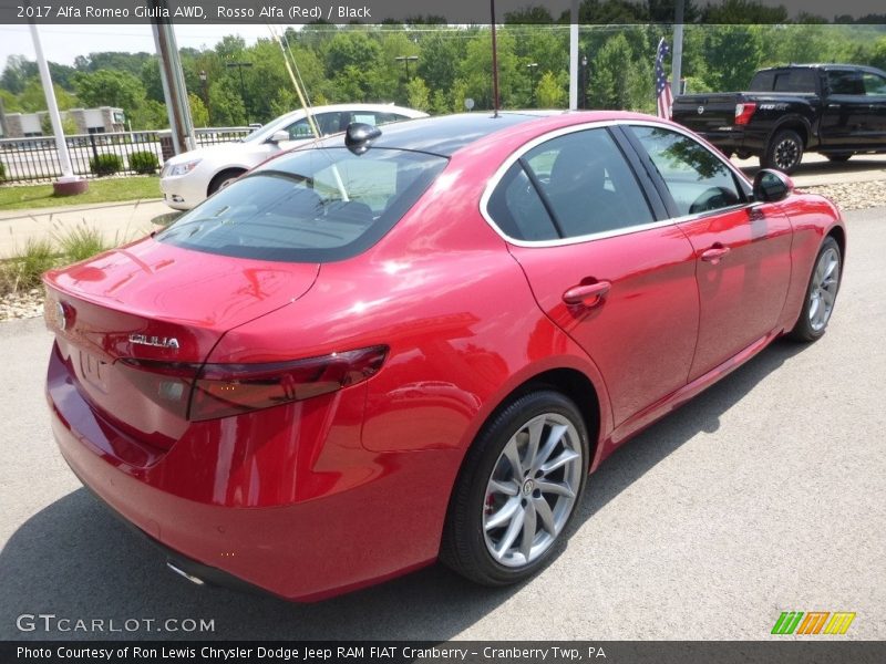 Rosso Alfa (Red) / Black 2017 Alfa Romeo Giulia AWD