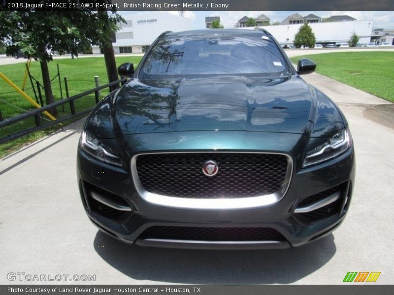 British Racing Green Metallic / Ebony 2018 Jaguar F-PACE 25t AWD R-Sport