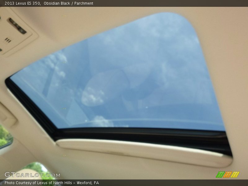 Obsidian Black / Parchment 2013 Lexus ES 350