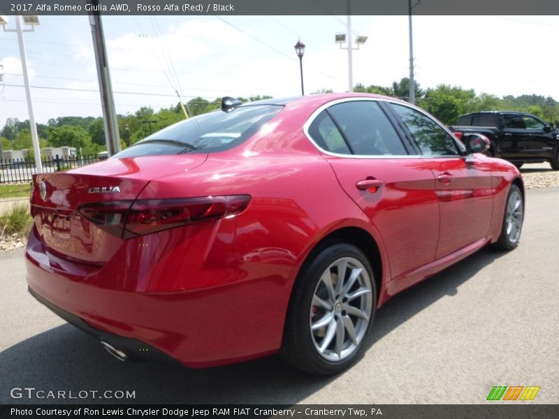 Rosso Alfa (Red) / Black 2017 Alfa Romeo Giulia AWD