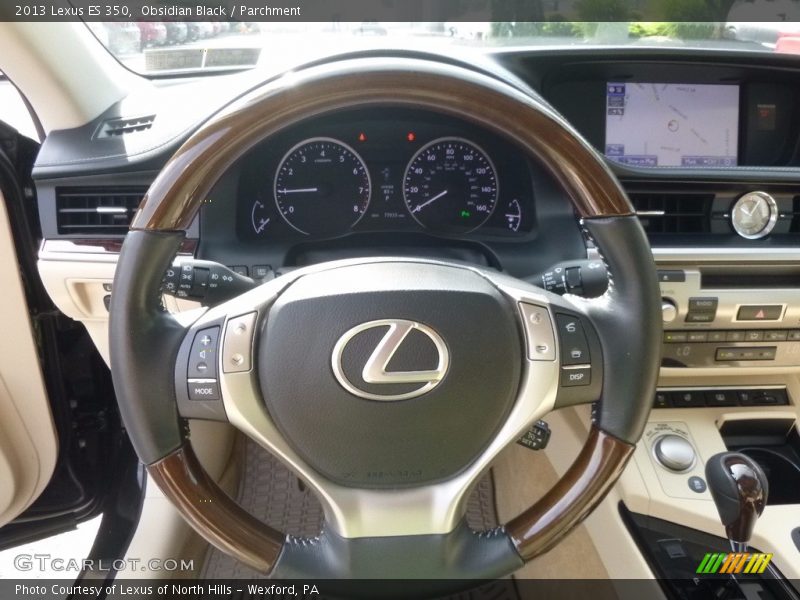 Obsidian Black / Parchment 2013 Lexus ES 350