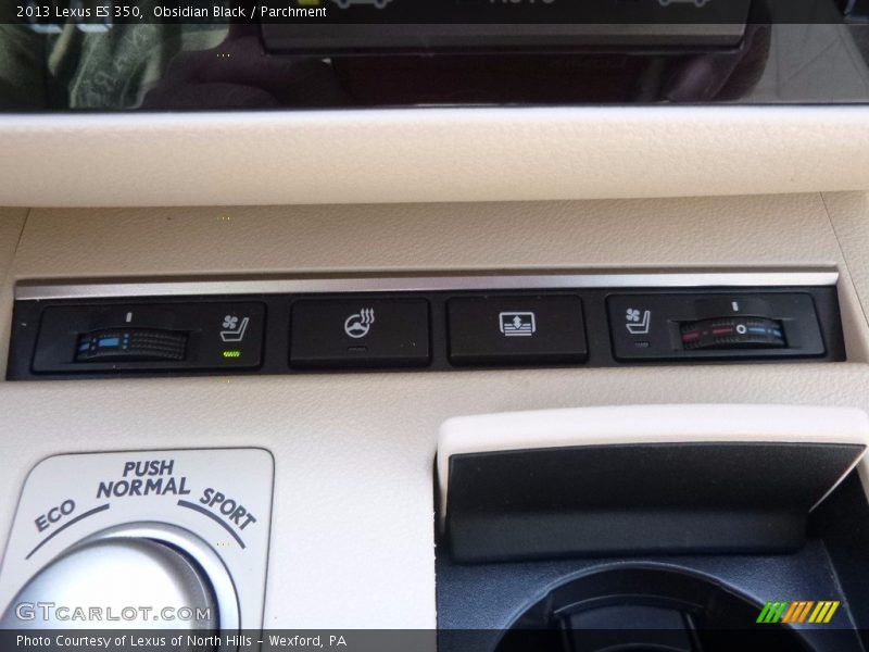 Obsidian Black / Parchment 2013 Lexus ES 350