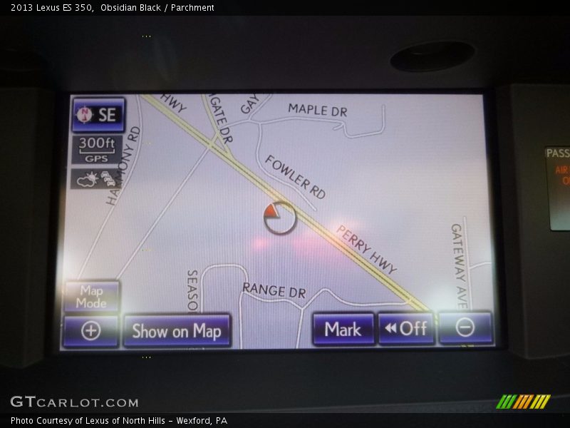 Obsidian Black / Parchment 2013 Lexus ES 350
