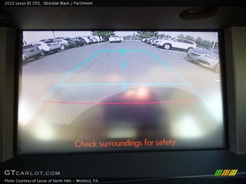 Obsidian Black / Parchment 2013 Lexus ES 350