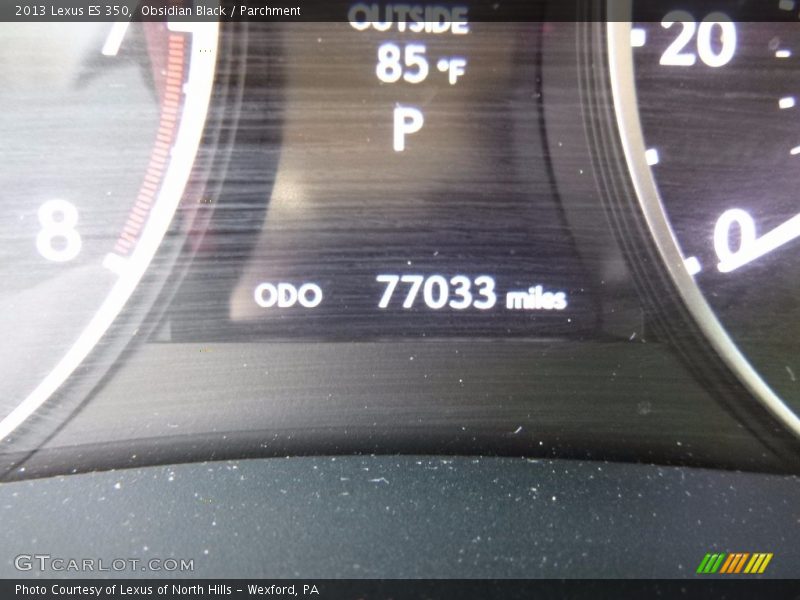 Obsidian Black / Parchment 2013 Lexus ES 350