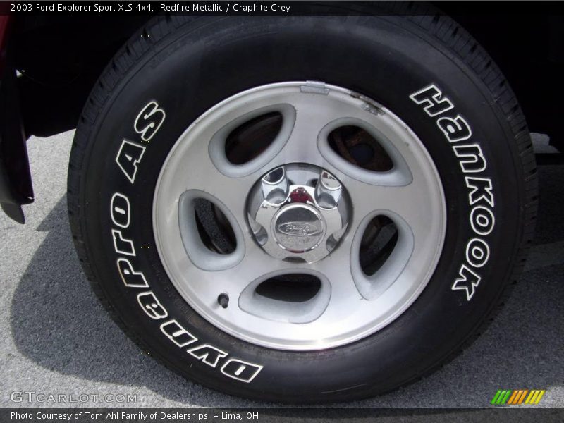 Redfire Metallic / Graphite Grey 2003 Ford Explorer Sport XLS 4x4