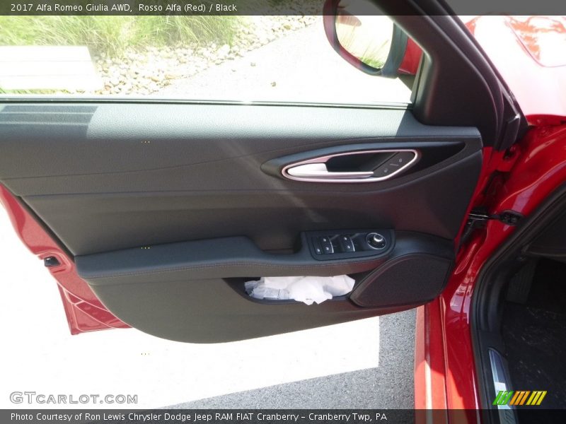 Rosso Alfa (Red) / Black 2017 Alfa Romeo Giulia AWD