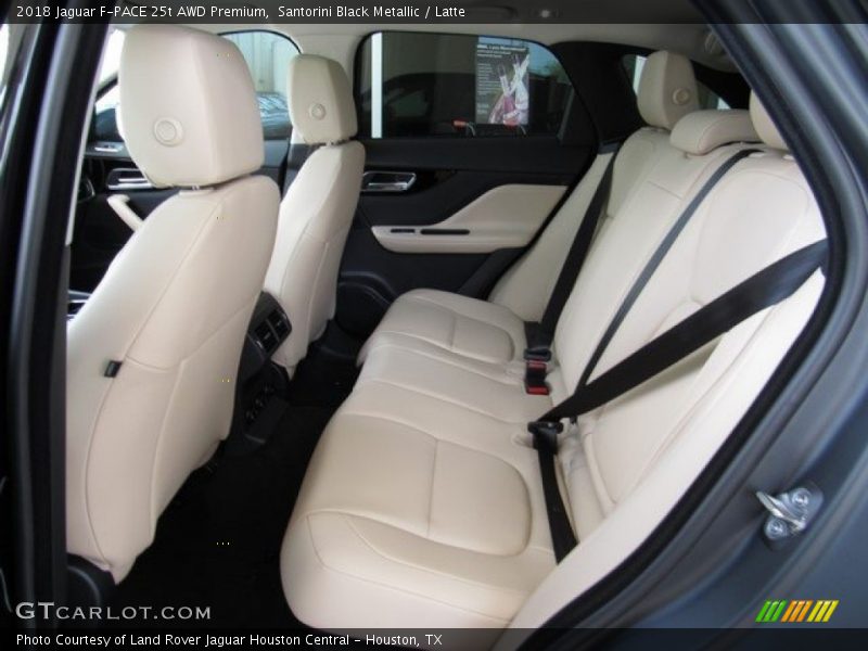 Santorini Black Metallic / Latte 2018 Jaguar F-PACE 25t AWD Premium