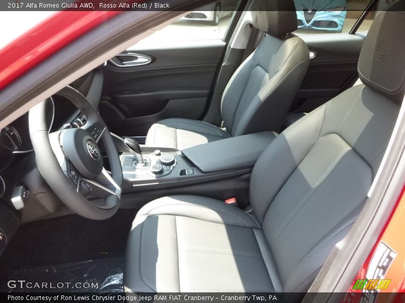 Rosso Alfa (Red) / Black 2017 Alfa Romeo Giulia AWD