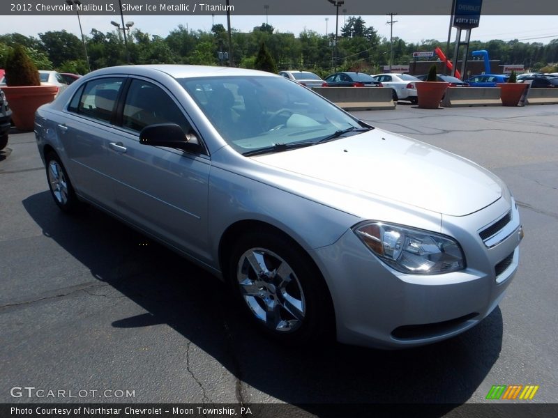 Silver Ice Metallic / Titanium 2012 Chevrolet Malibu LS