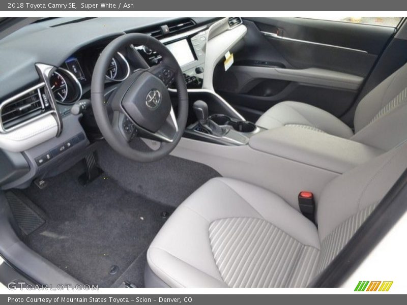 Front Seat of 2018 Camry SE