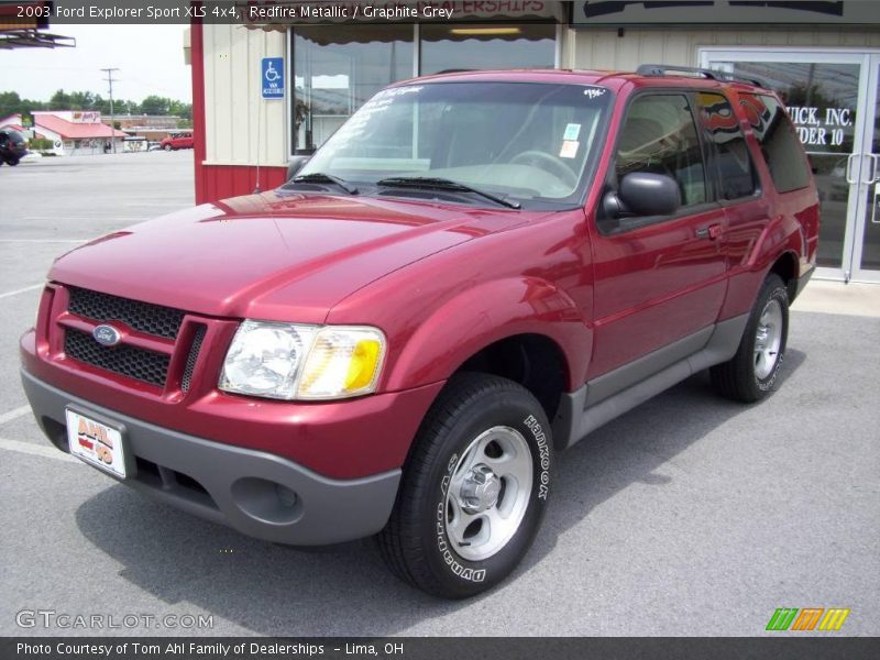 Redfire Metallic / Graphite Grey 2003 Ford Explorer Sport XLS 4x4