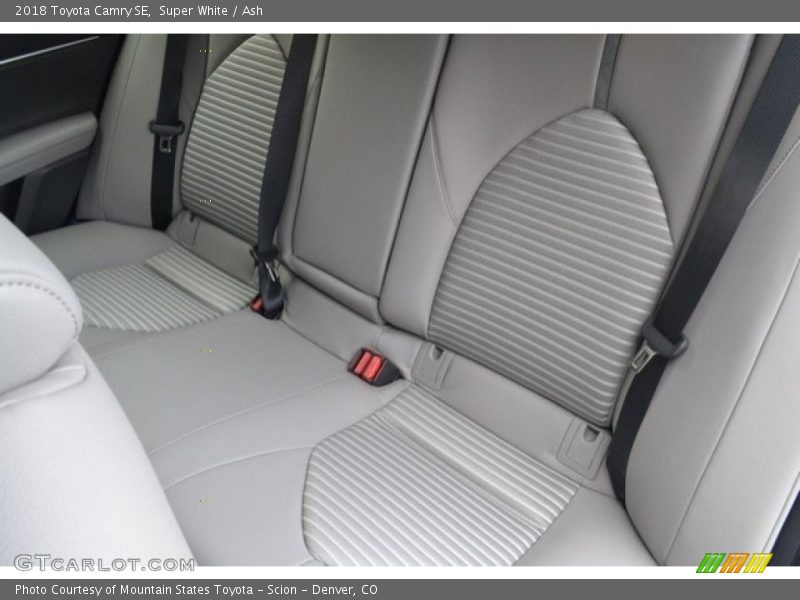 Rear Seat of 2018 Camry SE