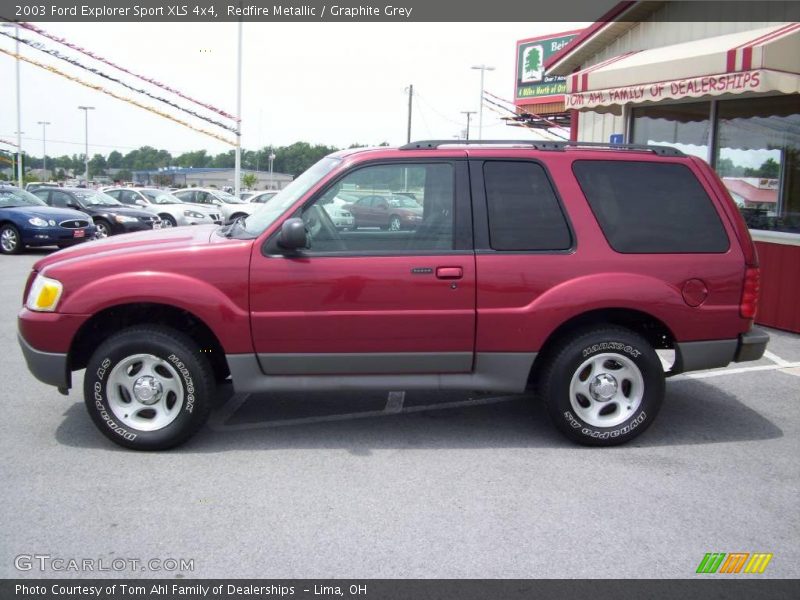 Redfire Metallic / Graphite Grey 2003 Ford Explorer Sport XLS 4x4