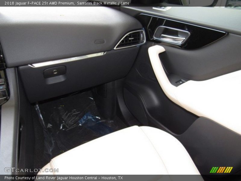 Santorini Black Metallic / Latte 2018 Jaguar F-PACE 25t AWD Premium