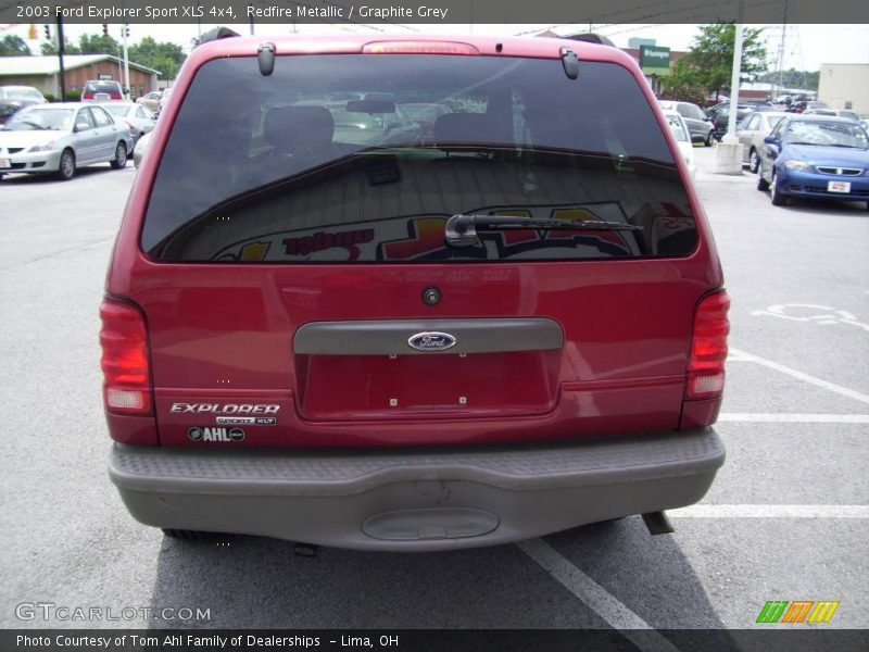 Redfire Metallic / Graphite Grey 2003 Ford Explorer Sport XLS 4x4