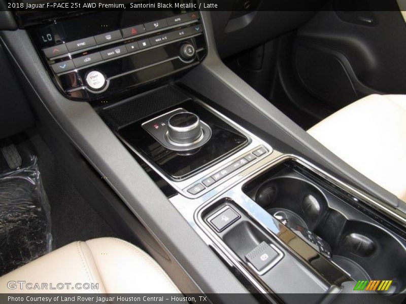 Santorini Black Metallic / Latte 2018 Jaguar F-PACE 25t AWD Premium