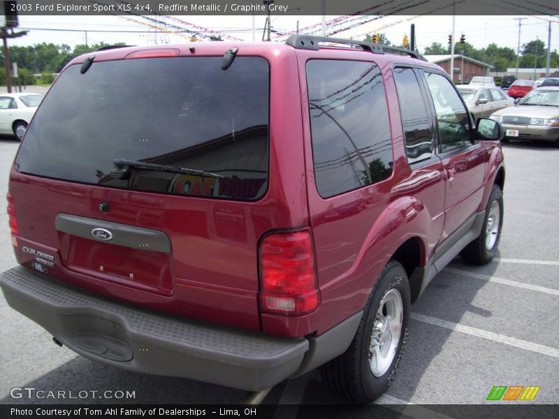 Redfire Metallic / Graphite Grey 2003 Ford Explorer Sport XLS 4x4