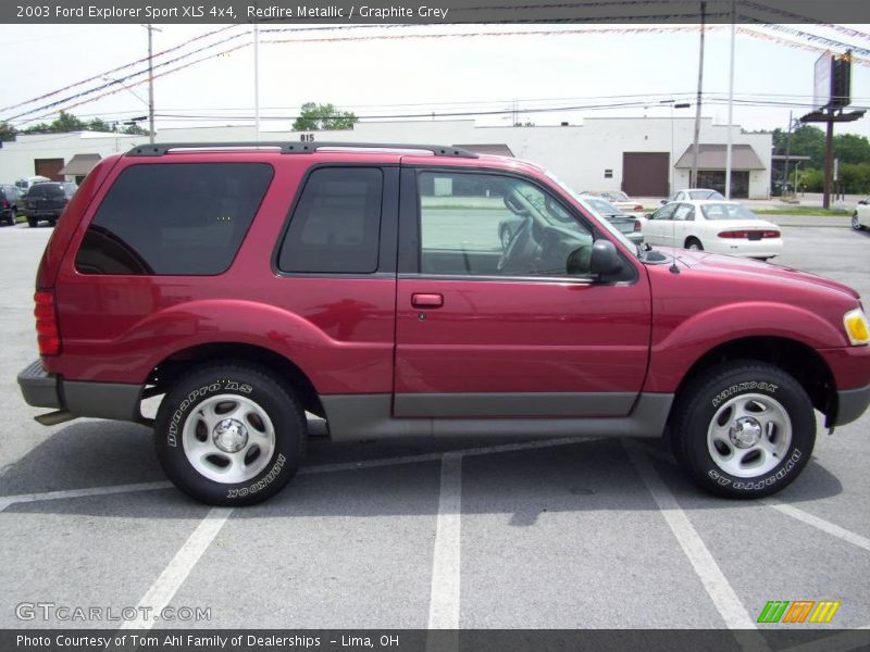 Redfire Metallic / Graphite Grey 2003 Ford Explorer Sport XLS 4x4