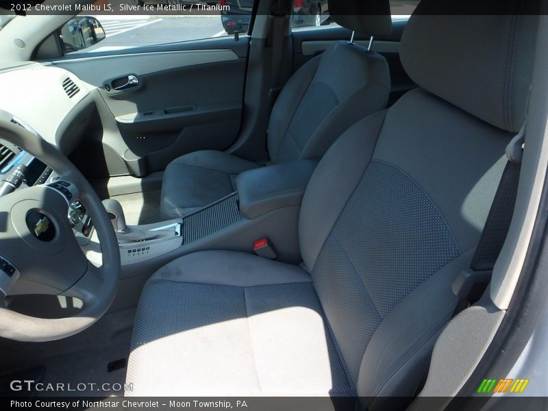 Silver Ice Metallic / Titanium 2012 Chevrolet Malibu LS