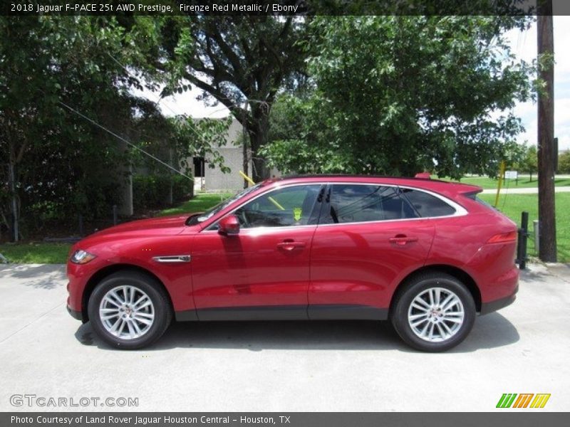 Firenze Red Metallic / Ebony 2018 Jaguar F-PACE 25t AWD Prestige